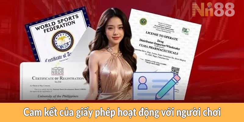 Cam kết của giấy phép hoạt động với người chơi