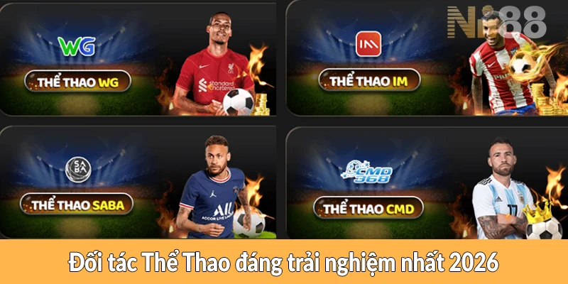 Đối tác Thể Thao đáng trải nghiệm nhất 2026